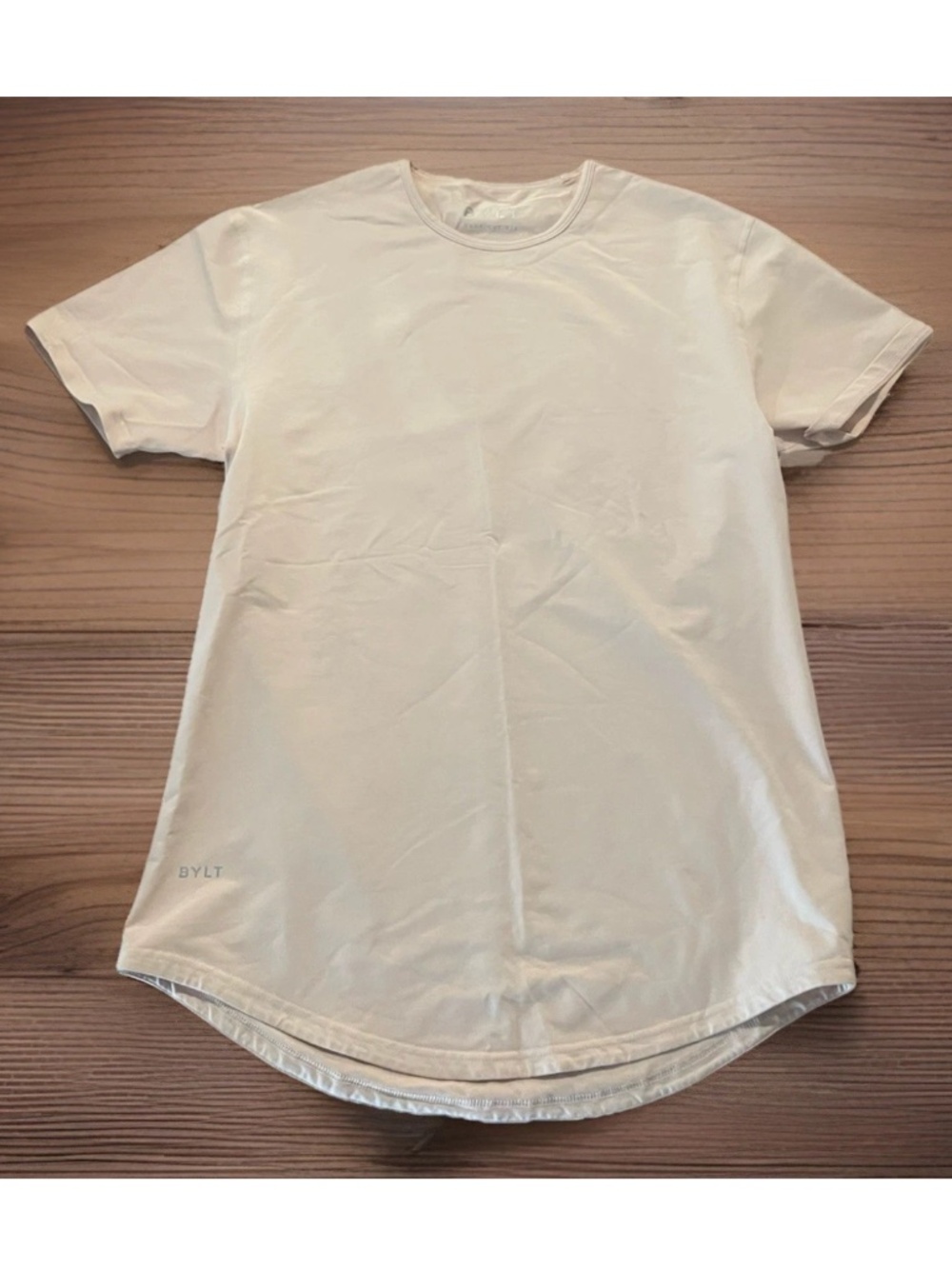 BYLT women’s Pink Drop Cut S/S Lux Shirt M Layers Athletic Capsule Basic Seasons